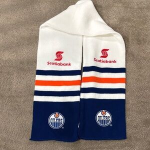 Edmonton Oilers Blue and White scarf